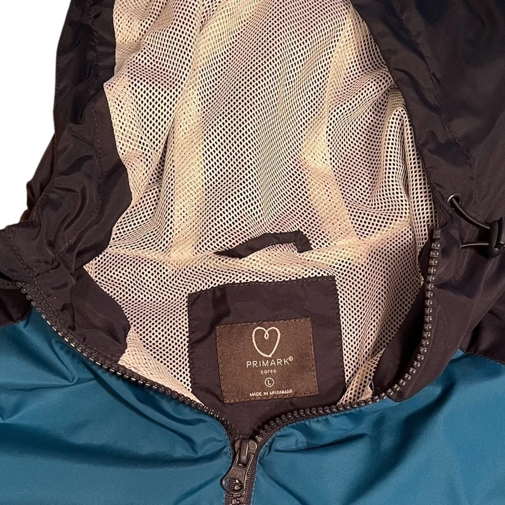 PRIMARK Unisex Anorak Hooded Windbreaker Jacket
